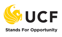 UCF Logo and tagline - Stands for Opportunit